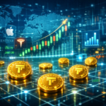 tokenized stocks digital blockchain trading concept