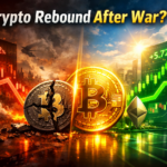 Crypto recovery after war showing bitcoin market rebound